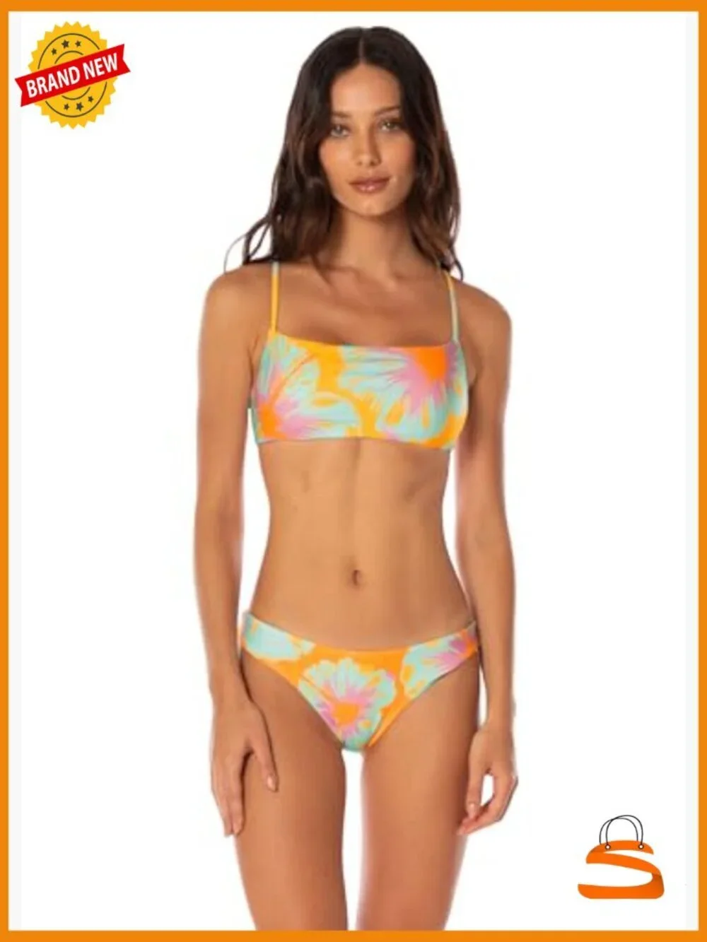 Reversible Low Rise Bikini Bottom Medium Polyester Blend Hand Wash